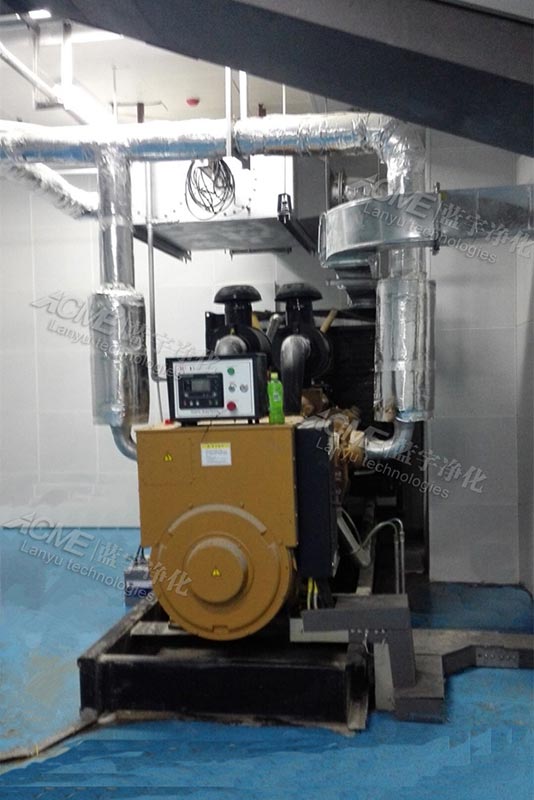 萬(wàn)純柴油發(fā)電機(jī)組尾氣凈化設(shè)備安裝運(yùn)行