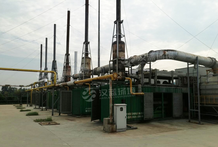 河北漢藍(lán)為鄭州某垃圾填埋廠設(shè)計加工的SCR脫硝設(shè)備