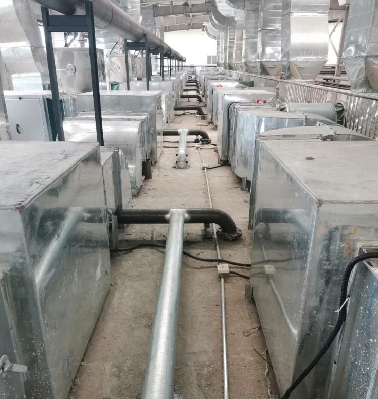 北內(nèi)某公司發(fā)動(dòng)機(jī)測(cè)試臺(tái)架尾氣凈化項(xiàng)目