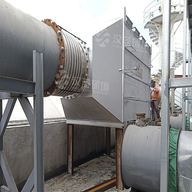 萬純熱解氣發(fā)電機組尾氣凈化工程